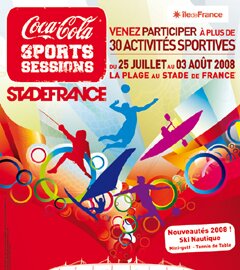 Le Stade de France se transforme en station balnéaire : la Coca-Cola Sport Session